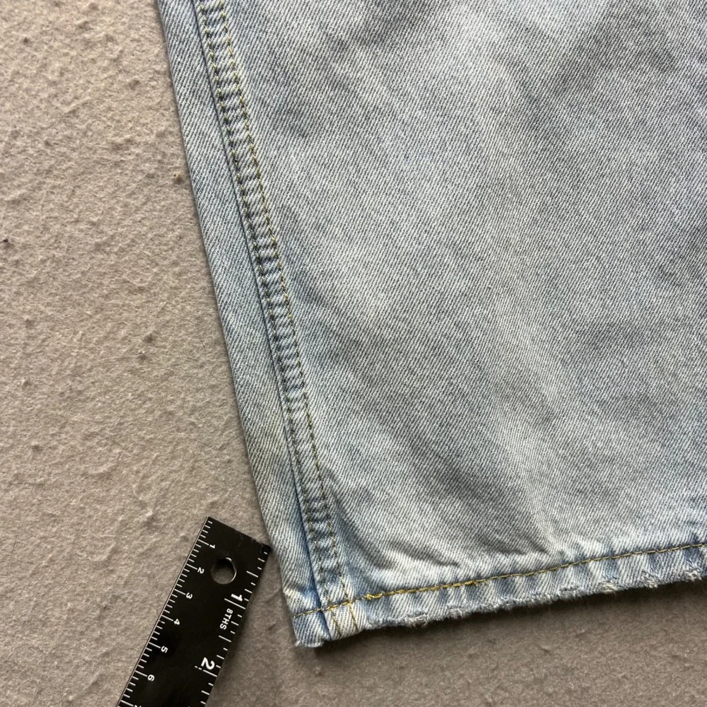 Levis 550 Relaxed Fit Light Wash Blue Denim Jeans Mens 32x30 100 Cotton